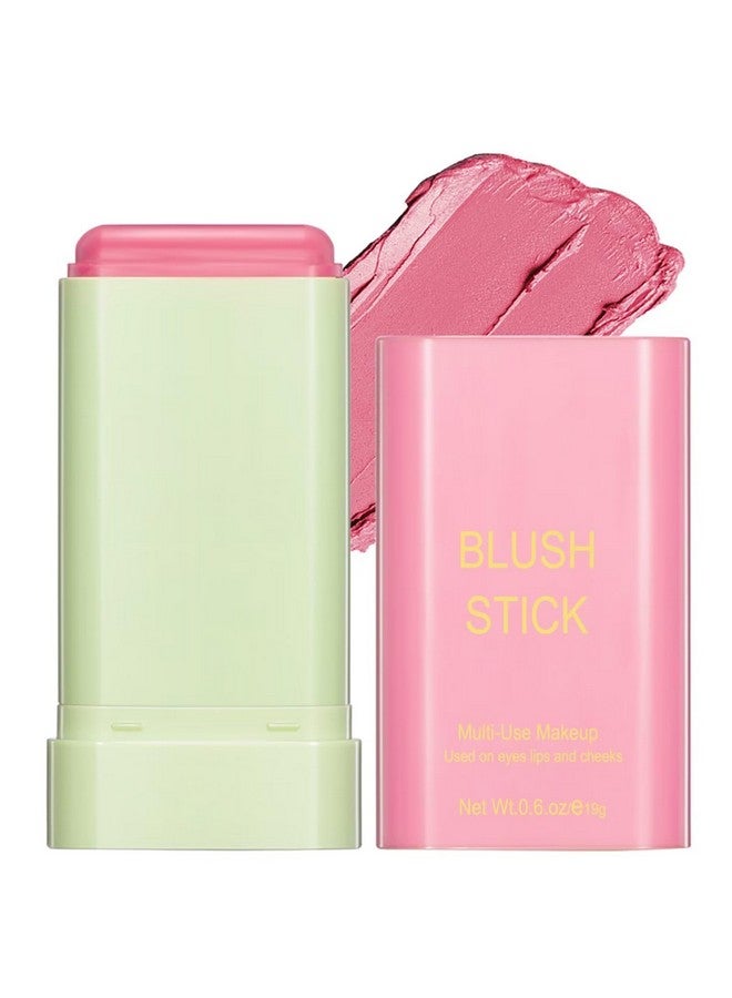 GMaxit Multi-Use Makeup Blush Stick,Beauty Solid Moisturizer Stick,Waterproof Natural Nude Makeup,Tinted Solid Moisturizer Stick For Eyes Lips Cheek(1#Shy Pink) - Image 1