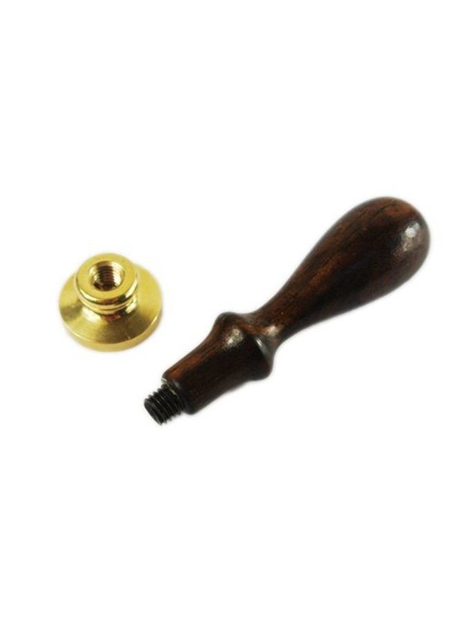 MDLG Vintage Retro Key Wax Seal Stamp Rosewood Handle Set Xmas Invitations Package Sealing Stamp Vintage Key Wax Seal Stamp Set - Image 2