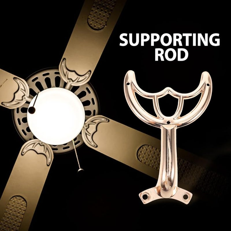 قوس مروحة سقف من سبيكة الزنك الذهبي قوس استبدال سهل التركيب أجزاء مروحة مستقرة - Image 3