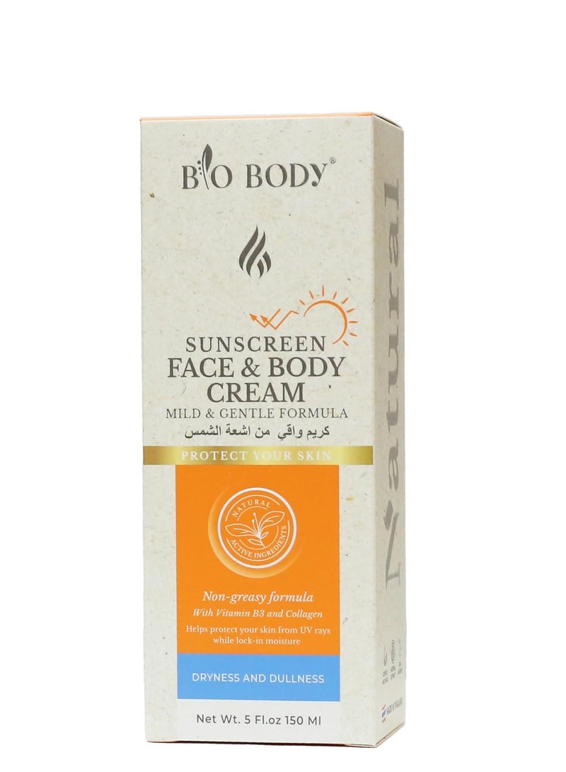 bio-body Bio body sunscreen face and body cream 150ml - Image 2