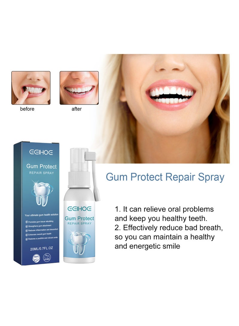 EELHOE Gum Repair Spray relieves swollen and sore gums, whitens teeth, and provides excellent oral health care. Repair gum tissue, effectively prevent toothache, and maintain a healthy oral environment. - Image 2