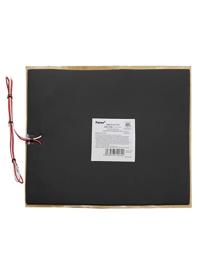 فاكون وسادة تسخين خزانات المياه من فاكون، مقاس 7-1/4 بوصة × 25 بوصة، تعمل بجهد 12 فولت، مزودة بمنظم حرارة أوتوماتيكي، حاصلة على شهادة QAI، تمنع التجمد لخزانات المياه العذبة والرمادية والسوداء، بسعة تصل إلى 50 جالونًا. - Image 1