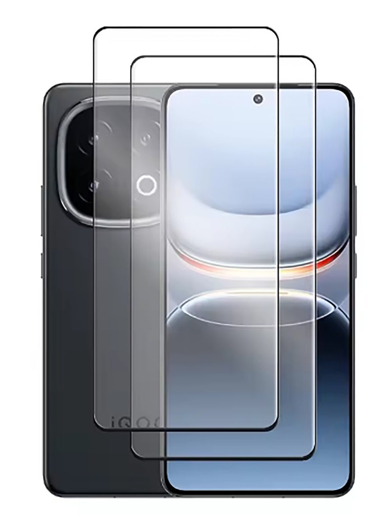 2 Pack Vivo iQOO 13  Screen Protector with Ultra Hardness Anti-Scratch Bubble Free Easy Installation Case Friendly Tempered Glass Screen Film - Image 1