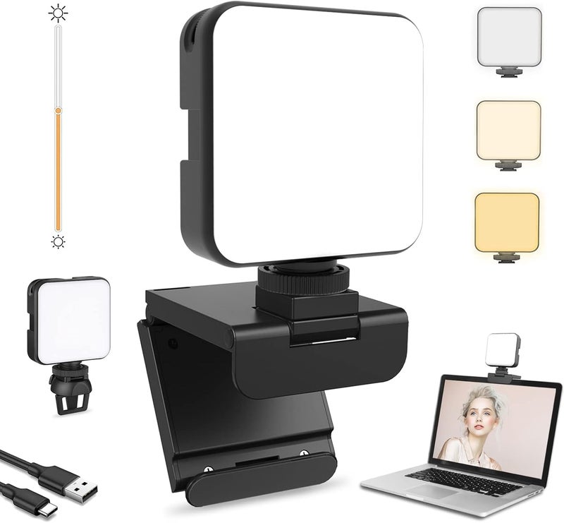 NEXIGO Glow Light for Streamers, Enhanced Video Conference Lighting Kit with Webcam Style Clip, Built-in Battery, Dimmable u0026 Rechargeable, for Streaming, Photography, Vlogging - Image 1