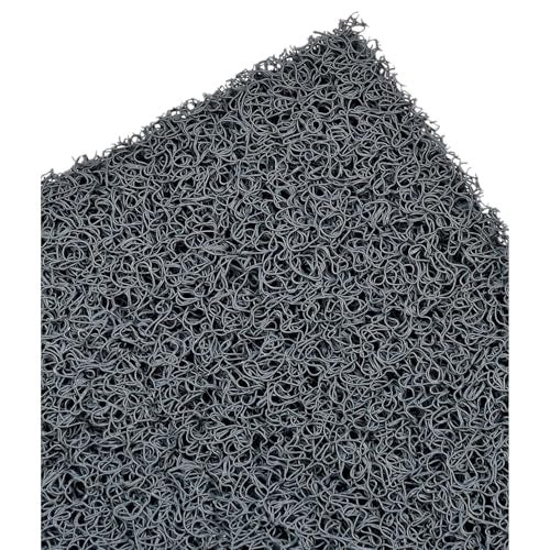 ATOOTFUSION Cushion Noodle Mat for Home Entrance, Indoor Outdoor Anti Slip PVC Floor Mat for Bedroom Kitchen, Absorbent Solid Mats for Bathroom, Doors, Office, 4x5 Feet, Black - Image 5