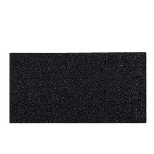 ATOOTFUSION Cushion Noodle Mat for Home Entrance, Indoor Outdoor Anti Slip PVC Floor Mat for Bedroom Kitchen, Absorbent Solid Mats for Bathroom, Doors, Office, 4x5 Feet, Black - Image 2