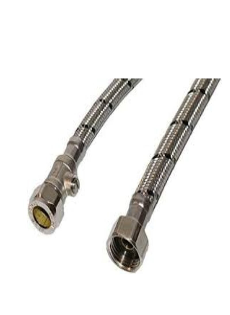 KNP KNP Tap Connector Flexi Pipes Made From Stainless Steel are Designed for Flexibility and Durability Ensuring a Reliable Connection Between Taps and Water Supply Lines.  - Image 3