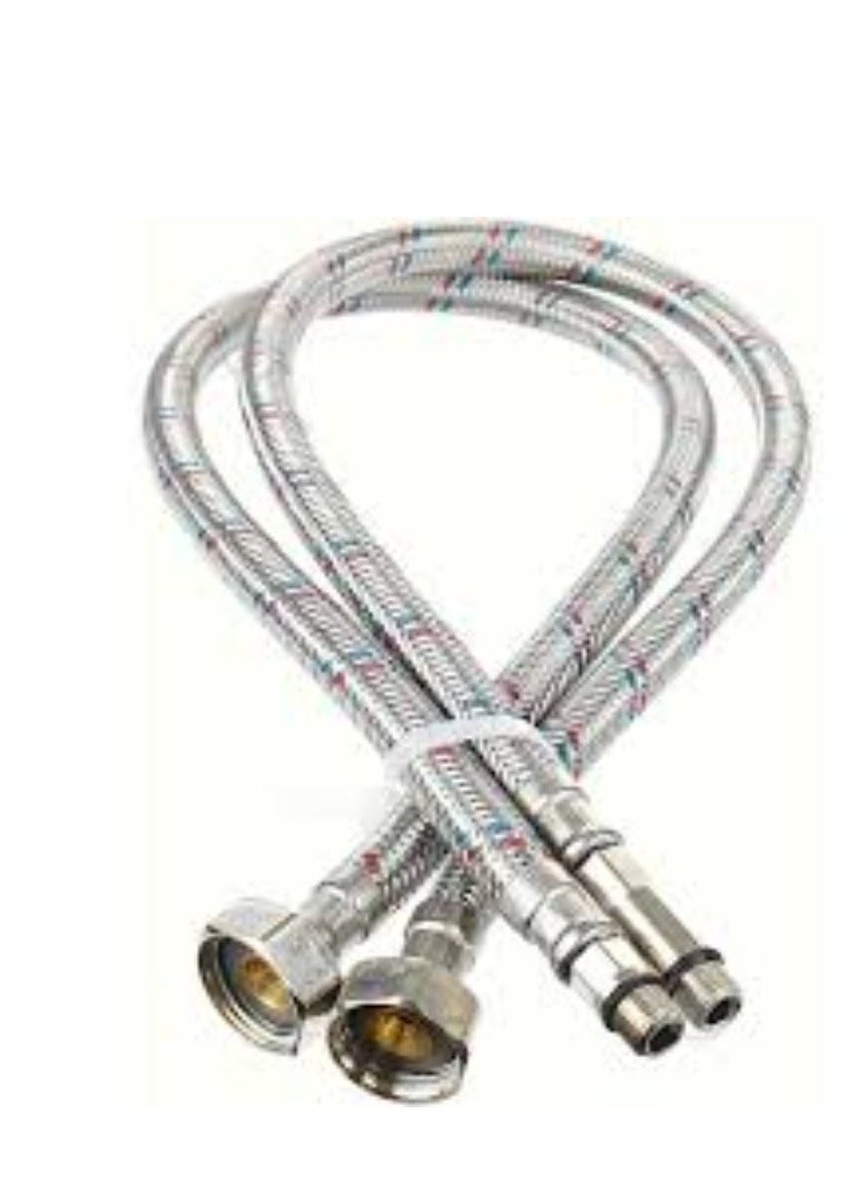 KNP KNP Tap Connector Flexi Pipes Made From Stainless Steel are Designed for Flexibility and Durability Ensuring a Reliable Connection Between Taps and Water Supply Lines.  - Image 1