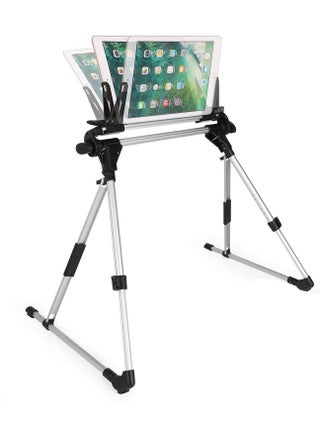 Tablet Holder, 360 Adjustable Phone/Tablet Stand with Steel Arm, Lazy Mount Tablet Clamp for All 4"-10.5" Phones, Tablet, Switch, for Gaming, Watching Video, Chatting - pzsku/Z1DE127A843D42865FDECZ/45/_/1712484812/a2d0c7c5-d9b9-4d3f-9d9e-357b193f9095
