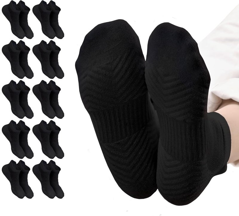 SHANDAR Globally trusted quality Men s Socks Mens Ankle Athletic Socks, Low Cut Breathable Running 10 Pairs Cotton Socks Men s & Women s Socks Invisible Boots Socks EUR 40-45 white (Pack of 10) Dust tight seal - Image 2