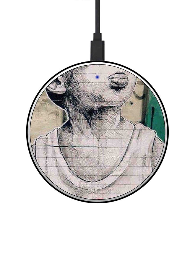 ثيودور شاحن لاسلكي سريع رفيع للغاية بقدرة 15 وات متعدد الألوان - Image 1