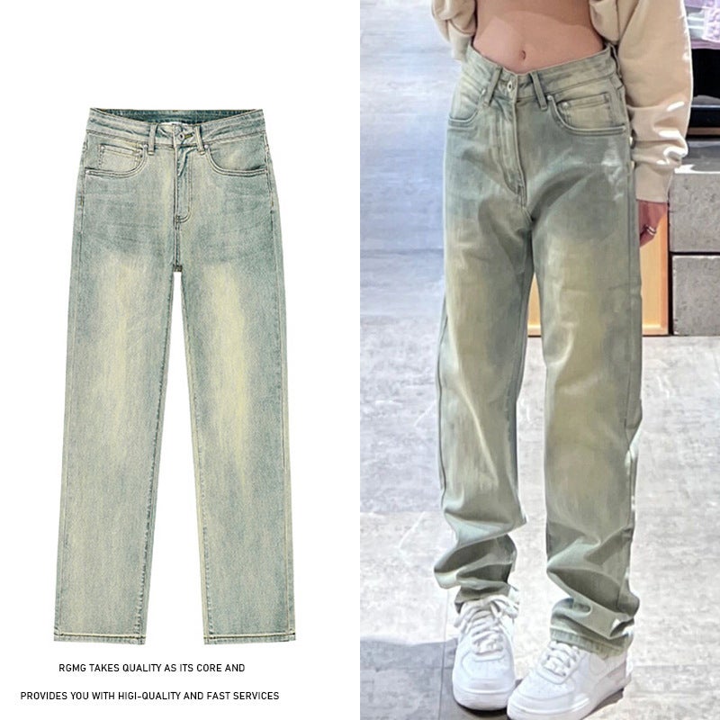 Unisex Classic Denim Jeans Loose Fit Daily Outdoor Wear - Image 2