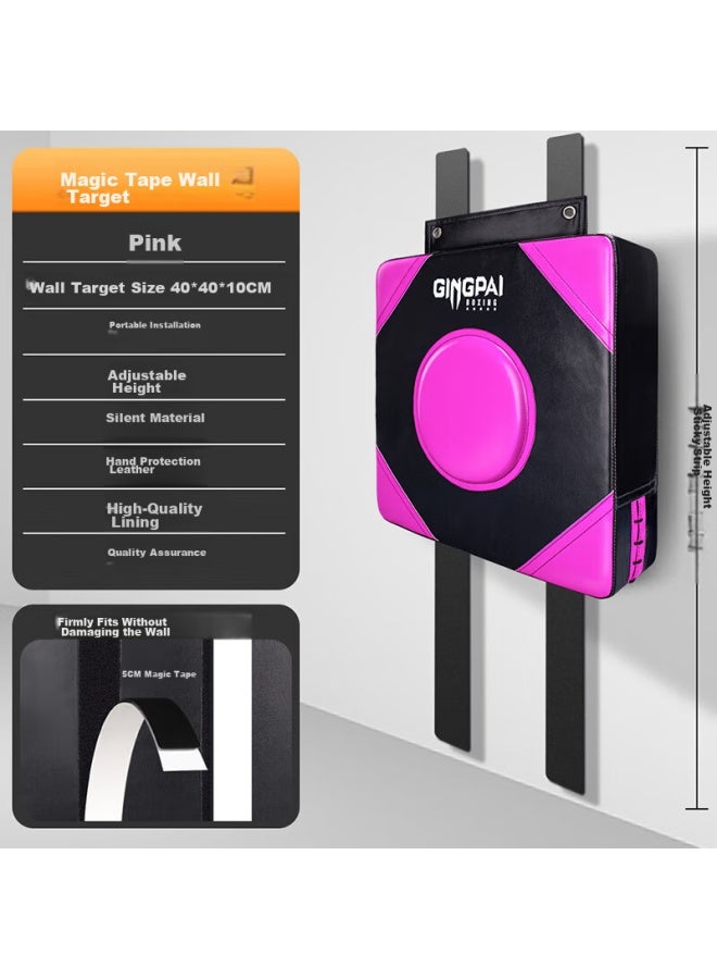 Competing pie Jingpai Wall Target, Home Punching Bag, Wall-mounted Sandbag, Boxing Target Training Equipment, Velcro Wall Target, Gree - Image 2