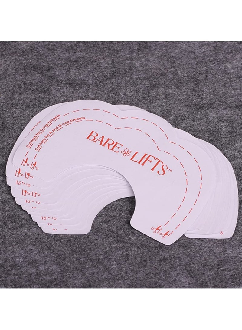 Bare Lifts 10pcs Invisible Bare Push Up Instant Lift Support Bra Shaper Adhesive Tap - Image 4