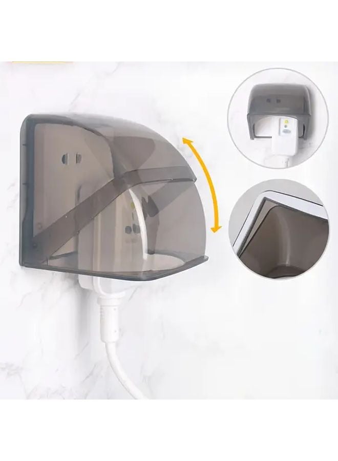 Night Black Outdoor Socket Protective Cover Waterproof Plug Shield For Outlets - Image 4