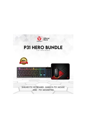 Fantech Hero P31 Gaming Combo That includes K515 Shikari RGB Gaming keyboard , VX9 Kanata Wired Gaming Mouse and Vigil MP356 Control Type, Gaming Mousepad - pzsku/Z1DE1A63DE24E779B7561Z/45/1749831902/9073389b-ca4e-4b53-b6d3-0af5abb2145b