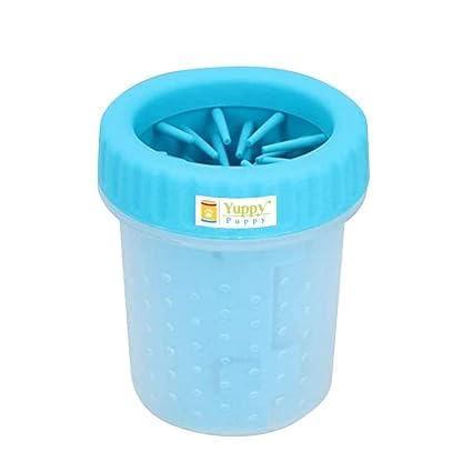 BELAYA Dog Paw Cleaner Cup, Silicone Bristles, Pet Grooming Kit, Ergonomic Design, Multi-colour - Image 1
