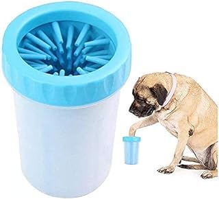 BELAYA Dog Paw Cleaner Cup, Silicone Bristles, Pet Grooming Kit, Ergonomic Design, Multi-colour - Image 2