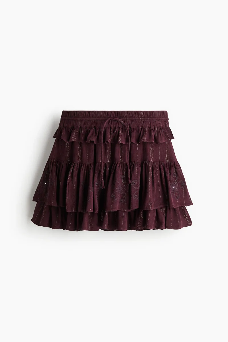 H&M  Flounced mini skirt for Women | Best Price UAE