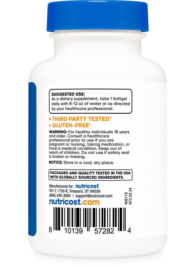 Nutricost Peppermint Oil Softgels (120 SFG) (50 MG) - Gluten Free, Third Party Tested and GMO Free - Image 4