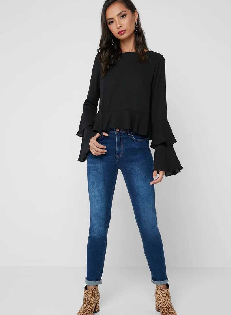 FOREVER 21 Mid Rise Jeans