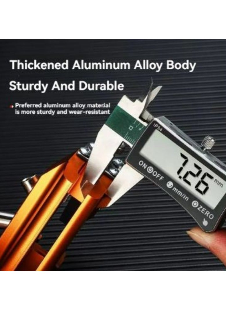 Hand-Cranked Chain Grinder Portable Household Chainsaw Chain Sharpener Tool Electric Chain Saw File Grinding Sharpening Device (Large 10PCS Head)