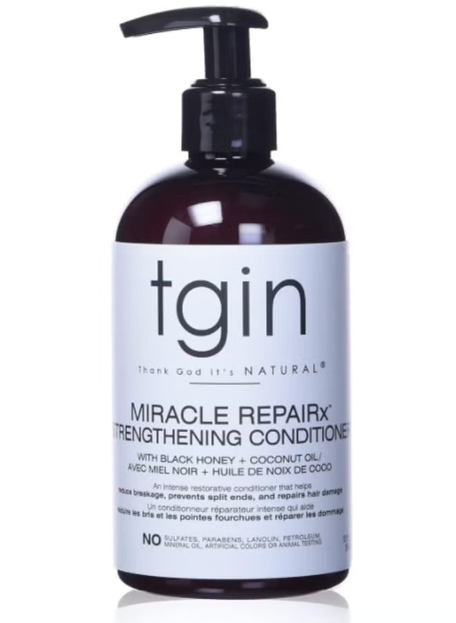 Thank God It's Natural Miracle Repairx Strengthening Conditioner With Black Castor Oil For Natural Hair - Dry Hair - Curly Hair - 380ML