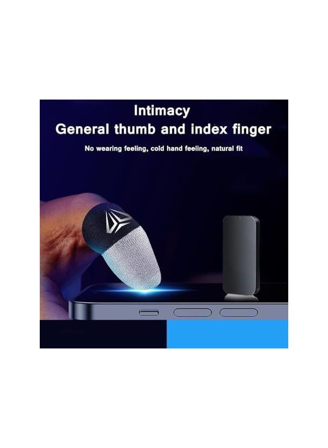 Green Tiger 4 Pieces Finger Sleeves Trigger for Gaming,Small Finger Gloves Anti-sweat Gaming Accessories - Image 5