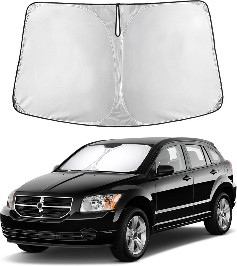 Windshield Sunshade for Dodge Caliber (2007–2012) - Custom Fit Front Window Shade - Image 1