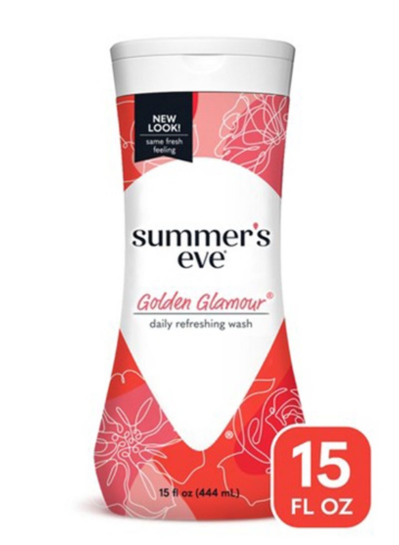 Summer's Eve Cleansing Wash - Golden Glamour - 15 fl oz - Image 1