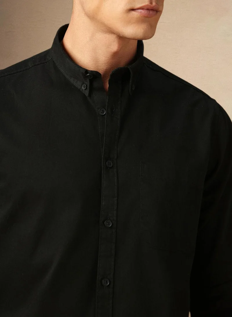 Dennis Lingo Black Shirt For Men