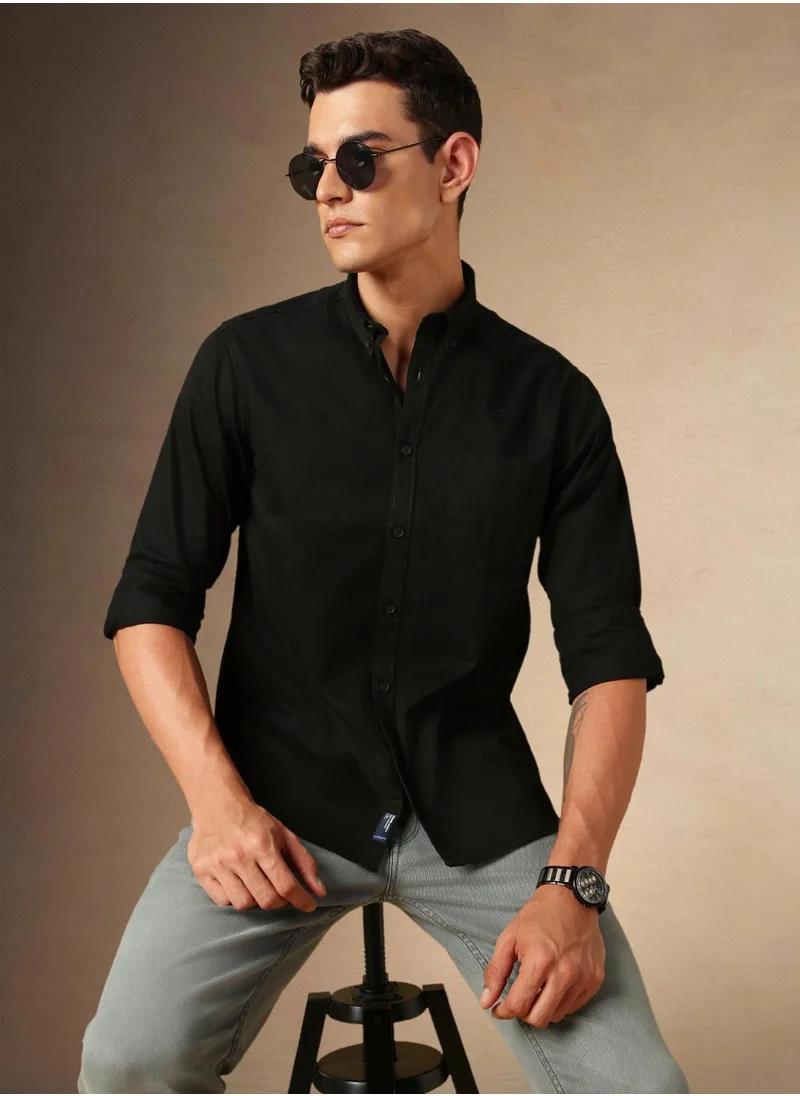 دينيس لينغو Black Shirt For Men