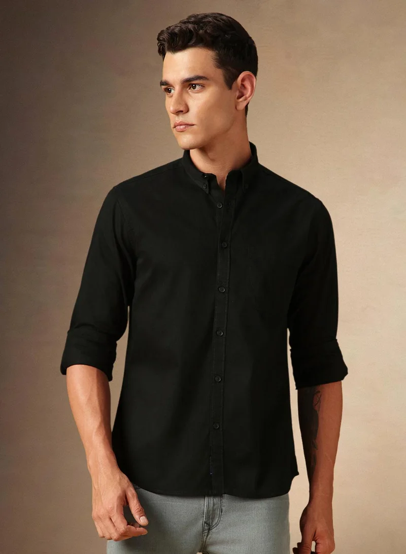Dennis Lingo Black Shirt For Men