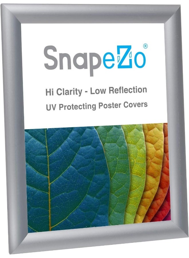 SnapeZo Certificate Frame 85x11 Inches Silver 1 Inch Aluminum Profile FrontLoading Snap Frame Wall Mounting Sleek Series - Image 4