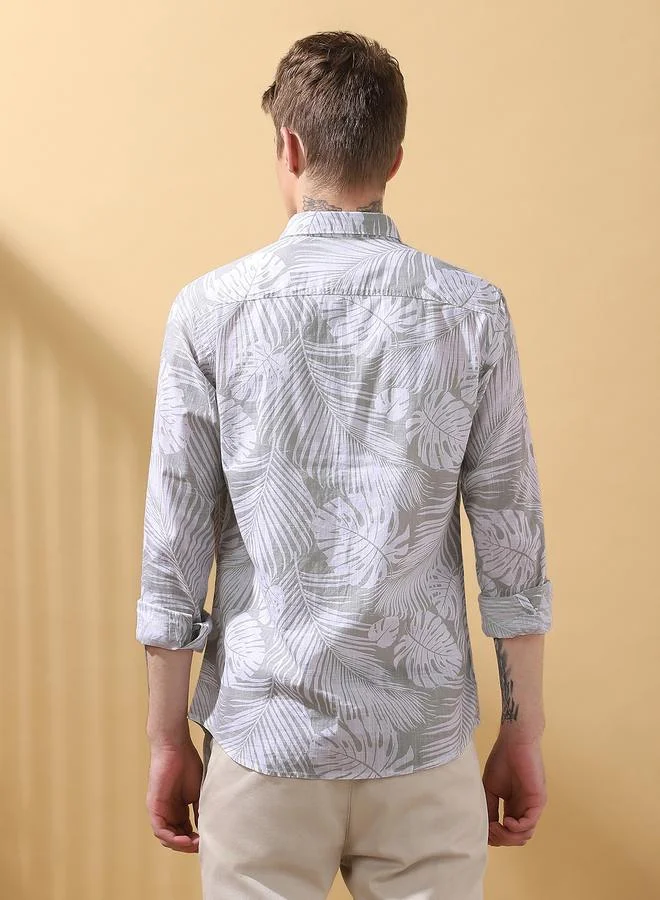 Dennis Lingo Sophisticated Sage Green Shirt For Men With A Modern Touch Crafted From Breathable Fabric