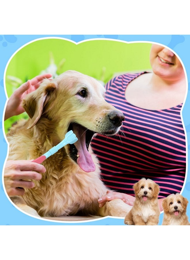 Vesici 20 Pcs 7 Inch Dog Toothbrush 3 Sided Dog Tooth Brush Cat Toothbrush Pet Teeth Cleaning Brush Dental Care Suitable for Most Pets Puppy Kitten Different Teeth and Mouth Shapes Cleaning - Image 5