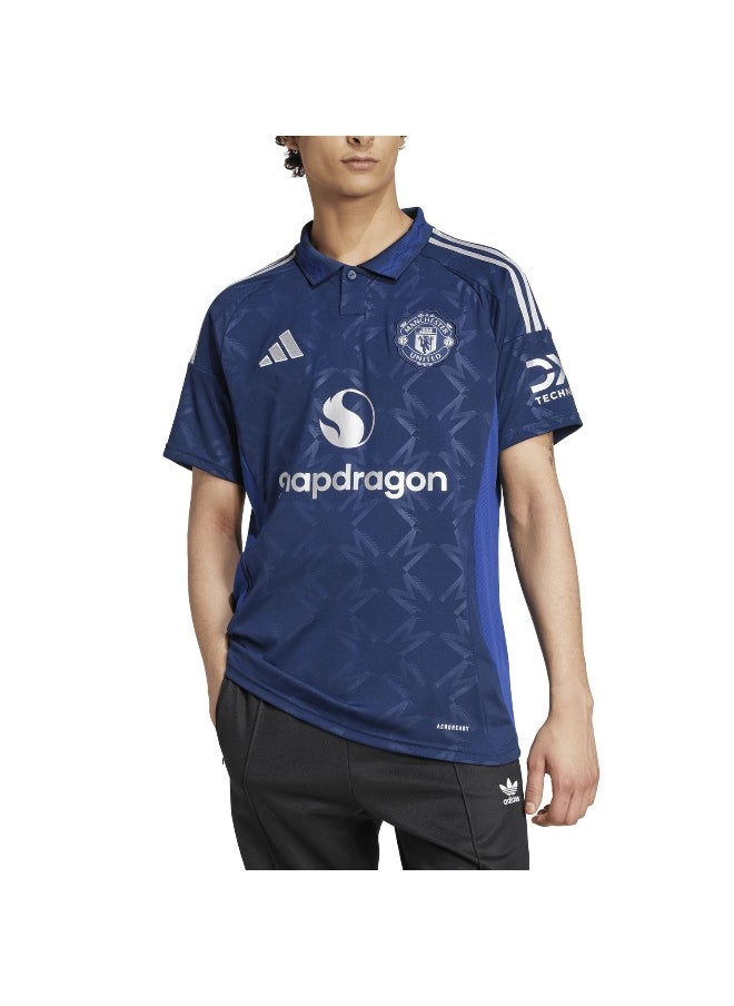 Adidas Adidas Mufc A Jsy Blue Football Jerseys For Men Xs  - Image 5