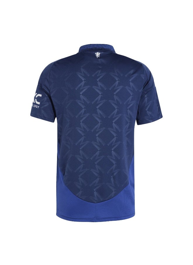 Adidas Adidas Mufc A Jsy Blue Football Jerseys For Men Xs  - Image 3