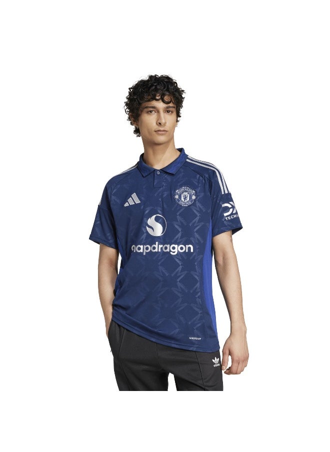 Adidas Adidas Mufc A Jsy Blue Football Jerseys For Men Xs  - Image 4