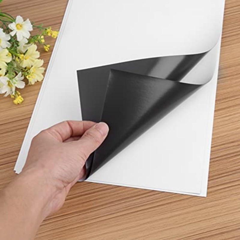 Magnetic Inkjet Printing Sheet, 5Pcs A4 Flexible Magnetic Sheet Printable Photo Paper for Common Inkjet Printers, Could Adhere to Iron Surface, 8.27 X 11.69inch - Image 3