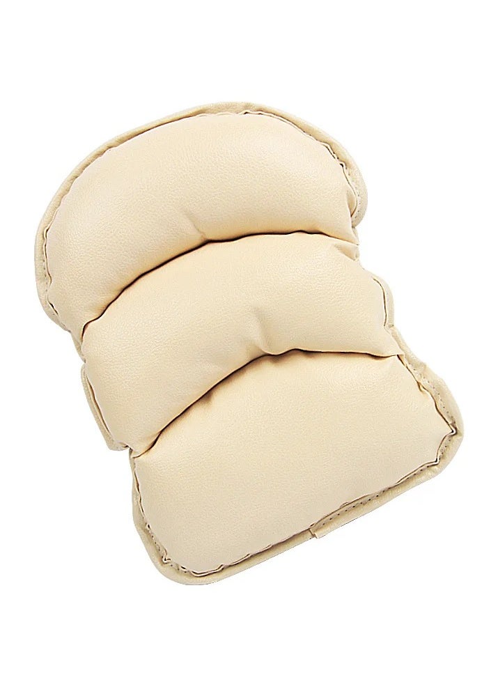 Generic - Comfortable Car Center Console Armrest Cover, Soft Leather Car Console Cover, Car Interior Center Console Pad for Driver or Passenger Arms, Compatible with All Cars (Beige) - Image 1