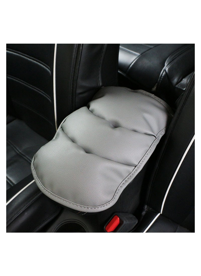 Generic - Comfortable Car Center Console Armrest Cover, Soft Leather Car Console Cover, Car Interior Center Console Pad for Driver or Passenger Arms, Compatible with All Cars (Beige) - Image 1