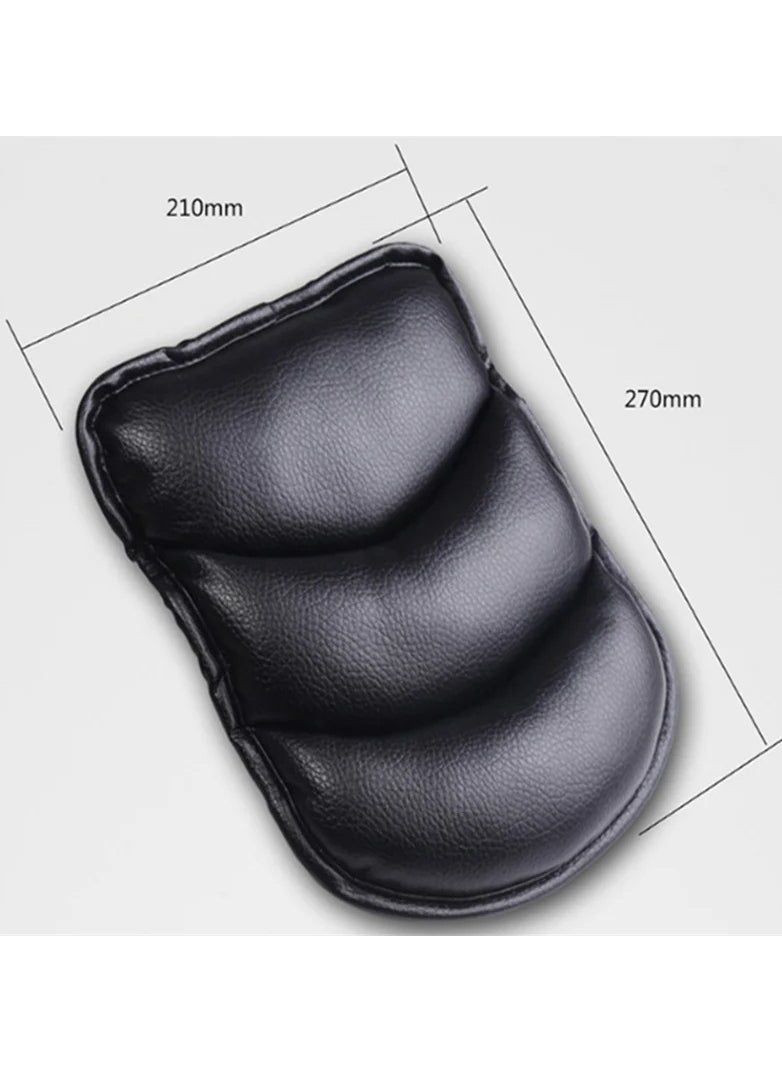 Generic - Comfortable Car Center Console Armrest Cover, Soft Leather Car Console Cover, Car Interior Center Console Pad for Driver or Passenger Arms, Compatible with All Cars (Beige) - Image 1