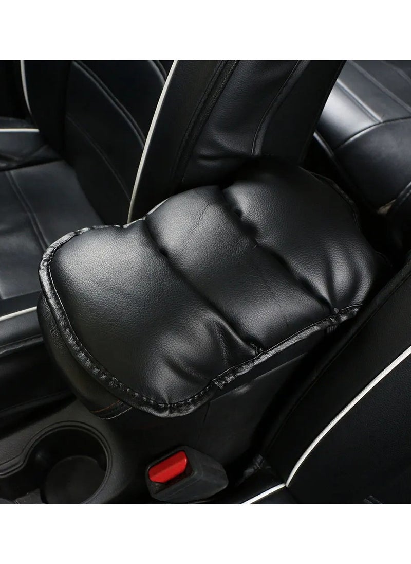 Generic - Comfortable Car Center Console Armrest Cover, Soft Leather Car Console Cover, Car Interior Center Console Pad for Driver or Passenger Arms, Compatible with All Cars (Beige) - Image 1