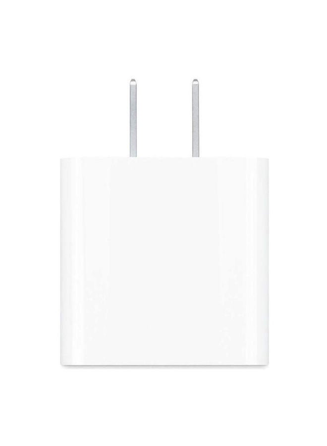 ابل  محول طاقة بسنين ومنفذ USB-C بقوة 20 وات أبيض - Image 3