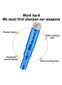 Y&D Dry Diamond Drill Bits Set, 6 Pcs with Quick Change 6/8/10/12/14/16mm Round Shank for Granite Ceramic Marble Tile Stone Glass Hard Materials  - Image 3