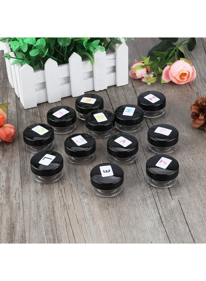 accmor Eces 3G Empty Clear Plastic Sample Containers With Lids Cosmetic Jars With 5 Pieces Mini Spatulas By Accmor - Image 5