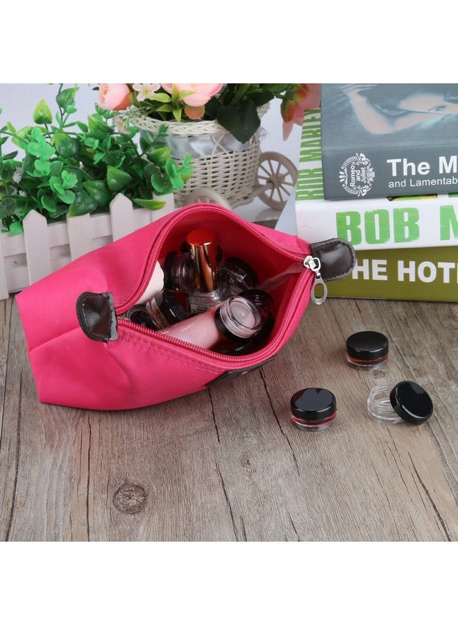 accmor Eces 3G Empty Clear Plastic Sample Containers With Lids Cosmetic Jars With 5 Pieces Mini Spatulas By Accmor - Image 2