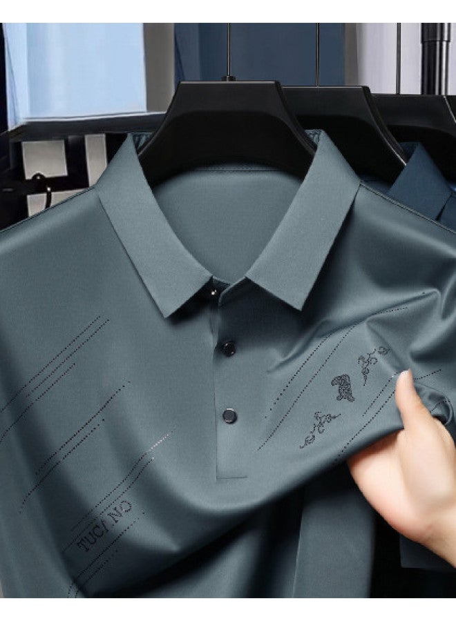 Tucano exclusive Edition Solid Color Print Multi-colored Seamless Short-sleeve Polo Shirt For Dad - Image 1