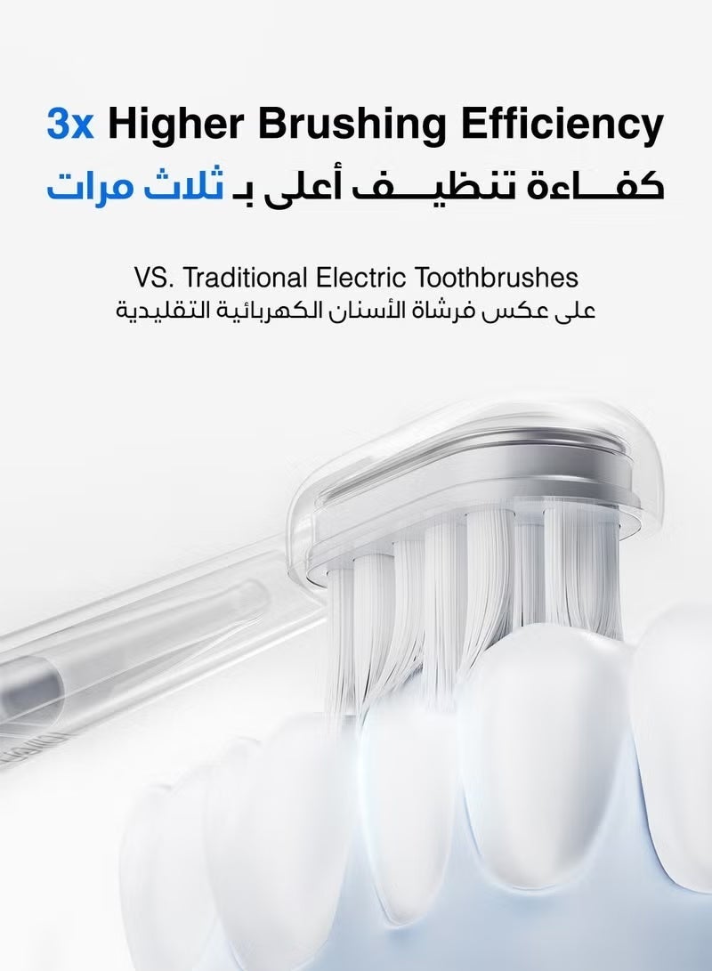 Laifen Wave Stainless Steel Electric Toothbrush – Dual-Action Oscillation & Sonic Cleaning, App-Controlled, Long Battery Life – Best-Seller Worldwide, #1 International Oral Care Brand - Image 3